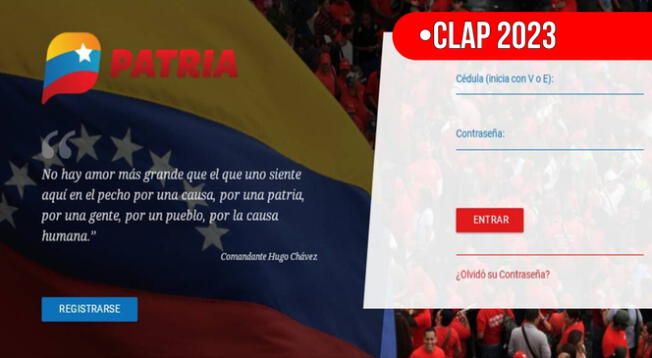 Conoce cuáles son los pasos que debes seguir para realizar el pago de CLAP vía Sistema Patria.