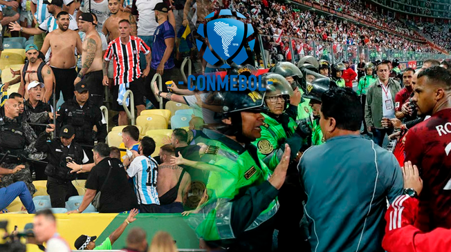 Conmebol sacó un comunicado por los hechos ocurridos en Brasil y Perú.