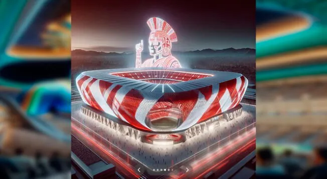 Así luciría el Estadio Nacional de Perú en 2050, según la Inteligencia Artificial de IdeoGram
