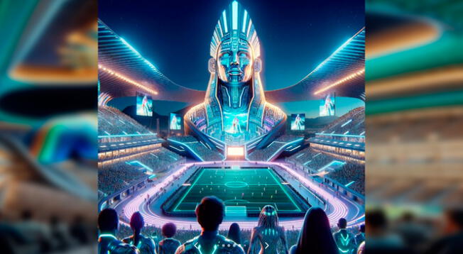 Así luciría el Estadio Nacional de Perú en 2050, según la Inteligencia Artificial de IdeoGram