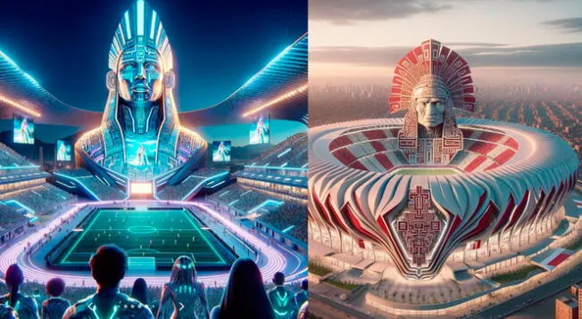 IdeoGram ha lanzado varios diseños del Estadio Nacional que Perú tendrá en 2050. Aquí los mejores resultados.