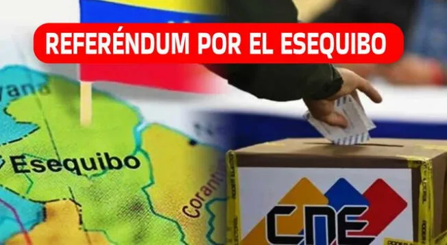 El referéndum por el Esequibo se llevará a cabo el domingo 3 de diciembre.