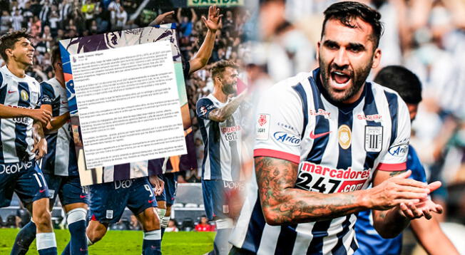 Pablo Míguez se despidió de Alianza Lima con conmovedora carta