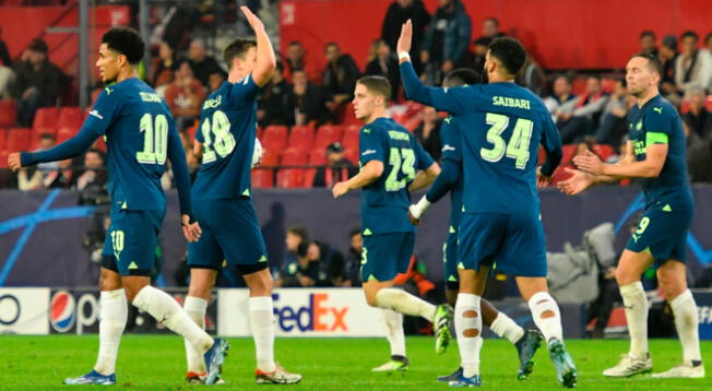 PSV derrotó 3-2 a Sevilla por la Champions League