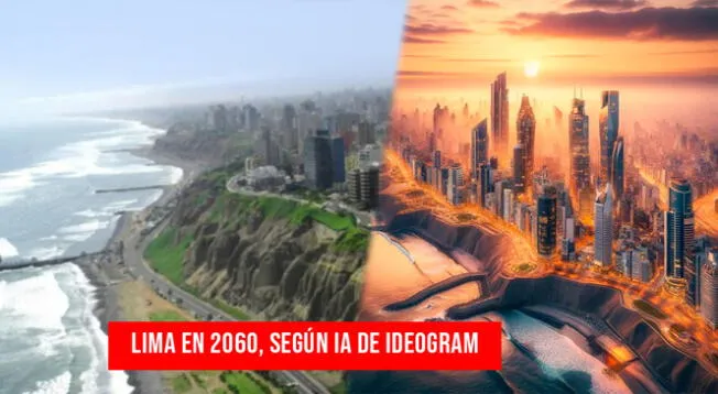 La Inteligencia Artificial de Ideogram presentó imágenes de lo que sería Lima en 20260.