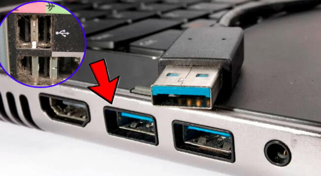 Conoce la forma correcta de limpiar los puertos USB de una PC, sin dañar el equipo.