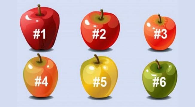 Test de personalidad: elige una de las manzanas para conocer la solución a tus problemas amorosos.