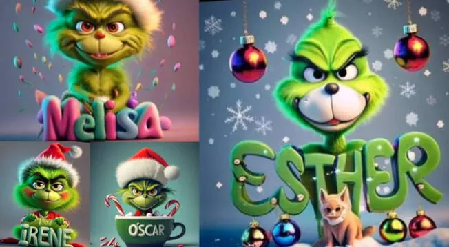 Descargar las mejores imágenes del Grinch con tu nombre