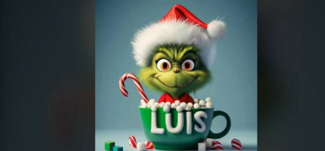 Descarga tu nombre con el Grinch en Ideogram 2023