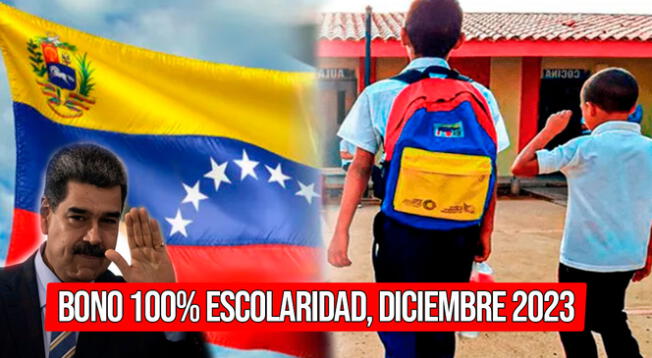 Conoce la fecha y el monto oficial del nuevo Bono 100% Escolaridad que será entregado a miles de estudiantes de Venezuela.