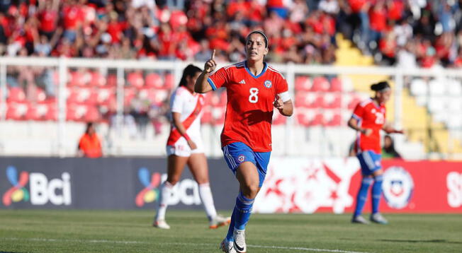 Chile se impuso por 6-0 ante Perú en un amistoso femenino.