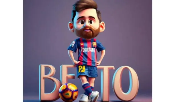 Descarga las mejores fotos en 3D de Messi para enviar