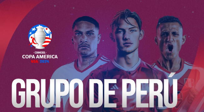 Así quedó el grupo de Perú para la Copa América 2024