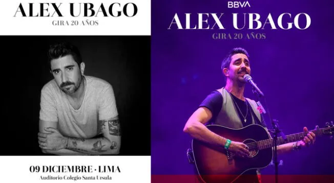 Alex Ubago ofrecerá concierto en Lima