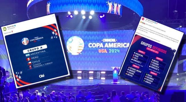 Argentina y Chile serán rivales de Perú en el grupo A de la Copa América 2024.