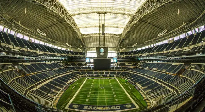 AT&T Stadium es el hogar de los Dallas Cowboys de la NFL.