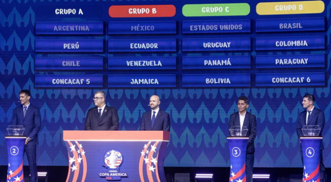 Copa América 2024 se jugará con 16 selecciones distribuidas en cuatro grupos.