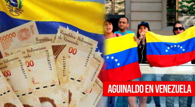 El régimen de Nicolás Maduro entrega aguinaldo a los trabajadores en Venezuela.