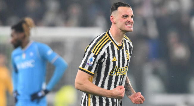 Juventus tomó momentáneamente la punta de la Serie A tras derrotar a Napoli