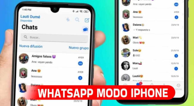 WhatsApp modo iPhone ha ganado mucha popularidad entre los usuarios.