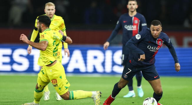 PSG se impuso 2-1 al Nantes con goles de Barcola y Kolo Muani