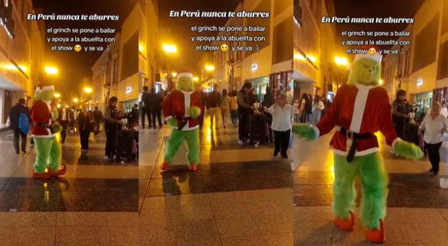 Un joven disfrazado del personaje navideño es viral en redes sociales.