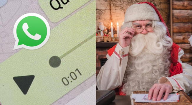 Descubre AQUÍ cómo enviar audios con la voz de Papá Noel a tus amigos y familiares.