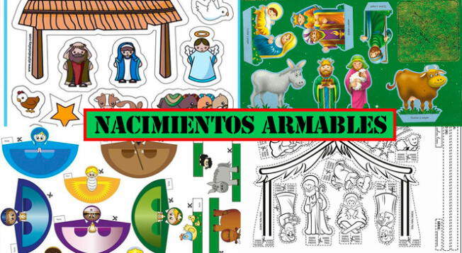 AQUÍ podrás descargar las mejores imágenes de nacimientos armables.