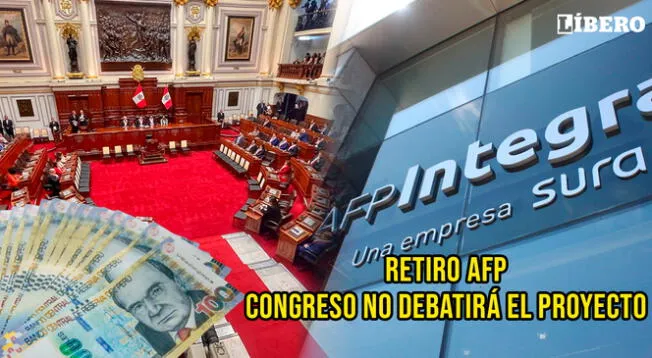 La Comisión de Economía del Congreso rechazó pedido de colocar en agenda el séptimo retiro de fondos AFP.