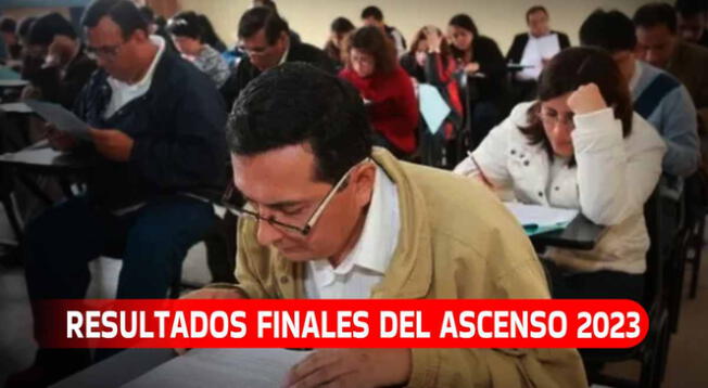 El miércoles 13 de diciembre, el Ministerio de Educación publicará los resultados finales del ascenso 2023.