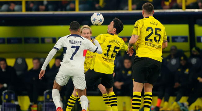 PSG y Dortmund avanzaron a octavos de final de Champions League.