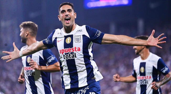 Pablo Sabbag fue el segundo máximo artillero de Alianza Lima en Liga 1 2023 (9 goles).