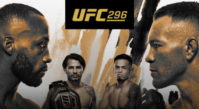 UFC 296: cartelera y dónde ver Edwards vs Covington