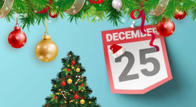 Conoce qué día caerá la Navidad este año 2023