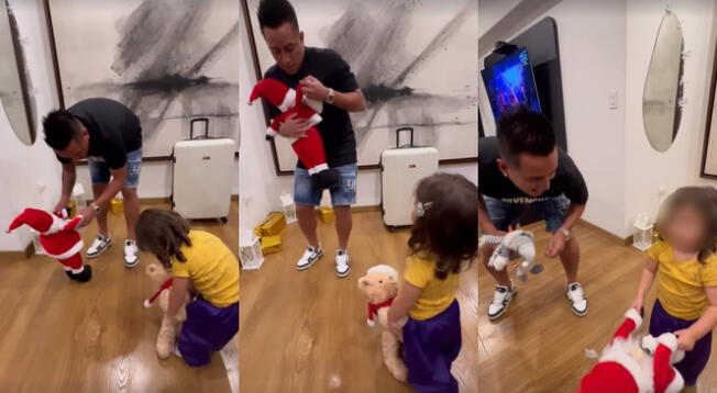 El futbolista Christian Cueva muestra tierno video bailando junto a la hija de Ivana Yturbe y Beto da Silva.
