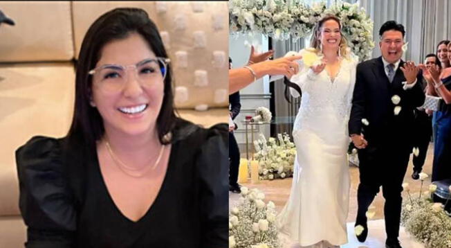 Ana Siucho se luce en matrimonio de Cassandra y Deyvis