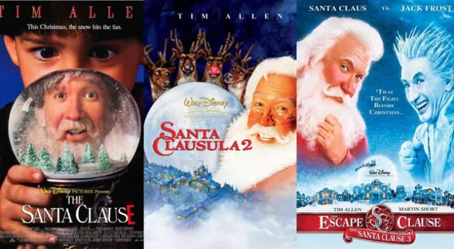 Conoce dónde ver las tres películas de 'Santa Cláusula'