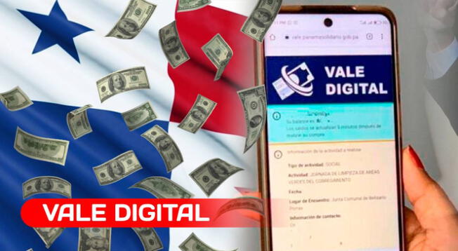 El Vale Digital es apoyo económica que entrega el Gobierno de Panamá.
