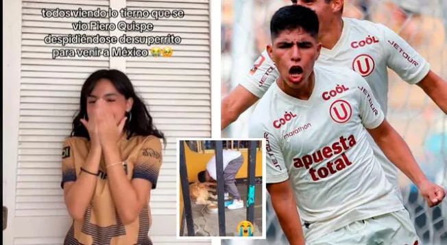 Piero Quispe es viral en México tras la conmovedora despedida con su perrito.
