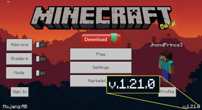 Encuentra AQUÍ el LINK GRATUITO para descargar Minecraft 1.21 APK en Android.