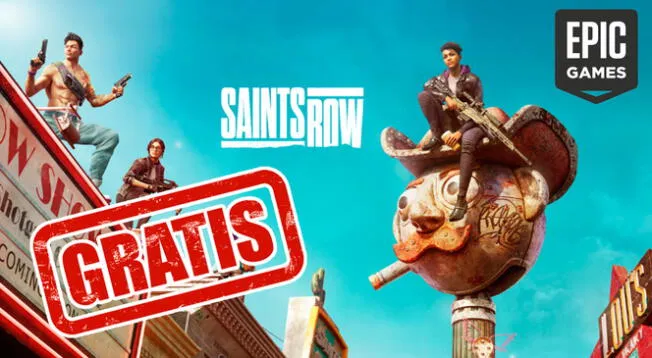 Saints Row GRATIS en Epic Games Store por tiempo limitado. descarga gratis juego mundo abierto.