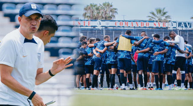 Alianza Lima y el once que alineó Alejandro Restrepo ante la selección peruana Sub-23