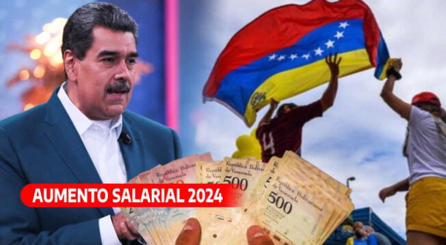 Nicolás Maduro se pronunció sobre el aumento salarial del 2024.