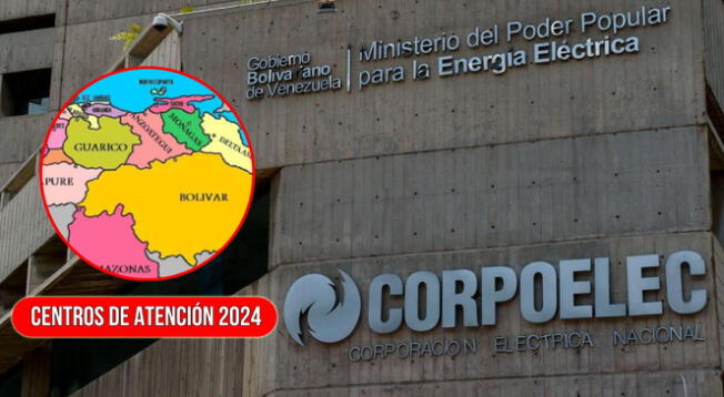 Conoce cuáles son los centros de atención de Corpoelec para el 2024.