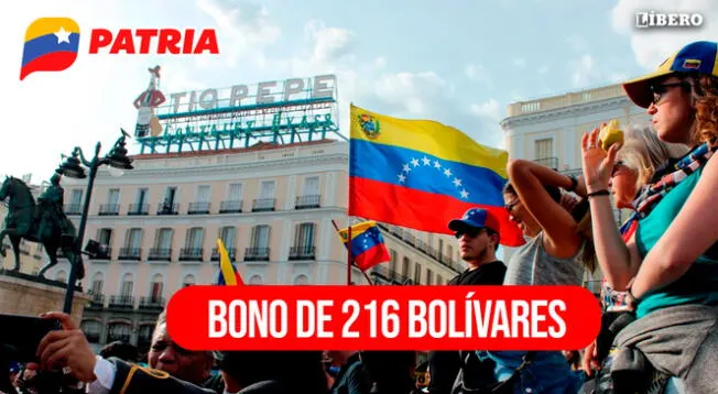 Conoce más detalles sobre el Bono de la Patria de 216 bolívares para enero 2024.