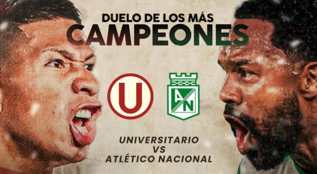 Universitario vs Atlético Nacional se medirán en Miami.