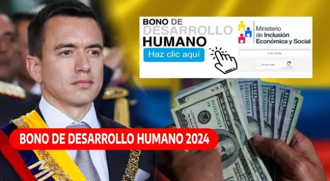 El Bono de Desarrollo Humano es uno de los más importantes de Ecuador.