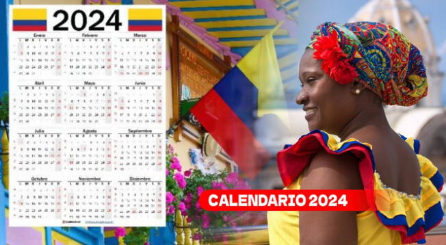 El calendario 2024 de Colombia ya está disponible en la web del Diario Líbero.