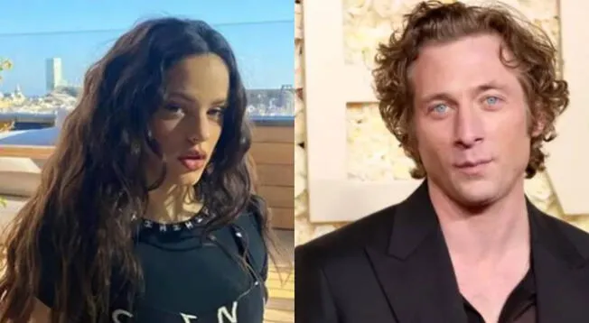 Rosalía y Jeremy Allen son captados en apasionado beso que confirma romance