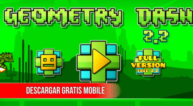 Descarga GRATIS la última versión de Geometry Dash 2.2 para celulares iPhone.